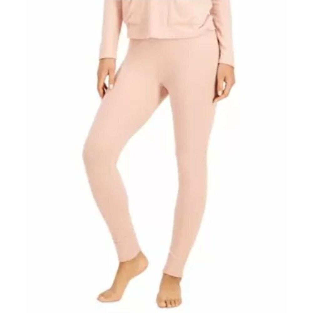 Alfani Womens Size XXL Ribbed Knit Pajama Pants in Peach Cordial Orange $47